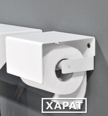 Фото Antonio Lupi QGINI4 Держатель туалетной бумаги (белый матовый) | интернет-магазин сантехники Santehmag.ru