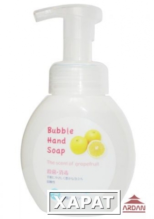 Фото 556468 DAIICHI BUBBLE HAND SOAP Увлажняющее жидкое мыло для рук (аромат грейпфрута), объем 250 мл.