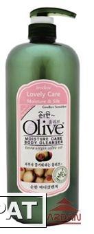 Фото 075555 Olive Moisture care body cleanser Гель для душа с экстрактом оливы (для чувствительной кожи), объем 1,5 л
