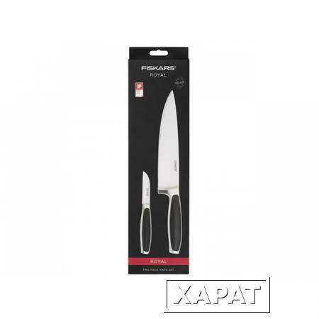 Фото Набор ножей 2 шт. (нож кухонный 21 см, нож для чистки 7 см) Royal Fiskars (1016461)
