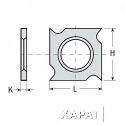 Фото Ножи твердосплавные "крюк"