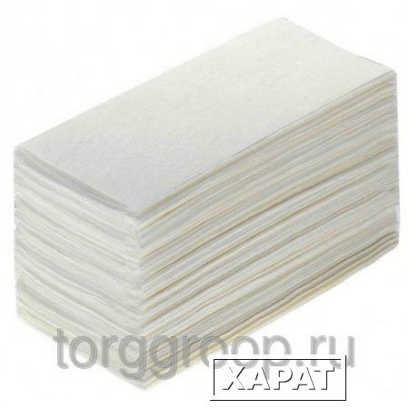 Фото Полотенца бумажные ZZ(V)-сложения 200 листов 1сл белые