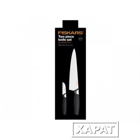 Фото Набор ножей 2 шт. (нож кухонный, нож для чистки) Functional Form+ Fiskars (1016005)