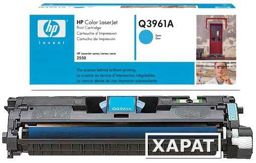 Фото HP Color LaserJet Q3961A Cyan Print Cartridge
