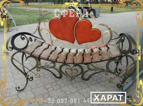 Фото Кованые лавочки, скамейки для сада, кованые изделия от производителя под заказ, фото, цена.