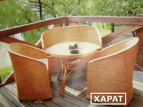 Фото Мебель из лозы и натурального ротанга
