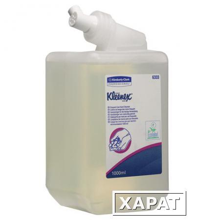 Фото Картридж с жидким мылом одноразовый KIMBERLY-CLARK Kleenex, 1 л, прозрачный, диспенсер 601541, АРТ. 6333