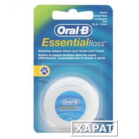 Фото Зубная нить, 50 м, ORAL-B (Орал-Би) Essential floss