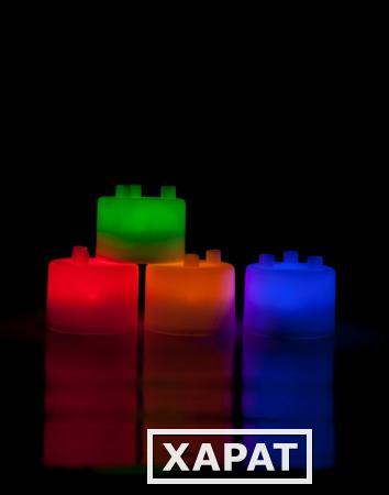Фото Лампа-ночник из цветных блоков «СЕМИЦВЕТИК»