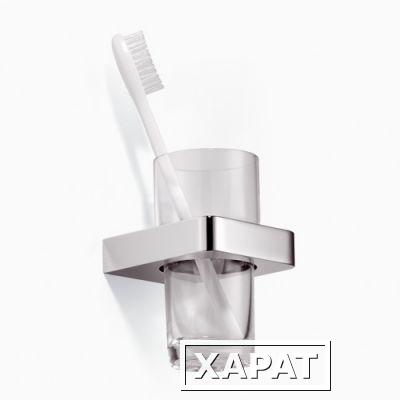 Фото Стаканчик для зубных щеток с настенным держателем Dornbracht LULU 83 400 710 (цвет хром) | интернет-магазин сантехники Santehmag.ru