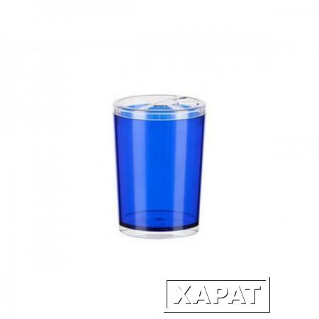Фото Подставка для зубных щеток "Joli", синий полупрозрачный, BEROSSI (Изделие из пластмассы. Размер 109 х 78 мм) (АС22510000)