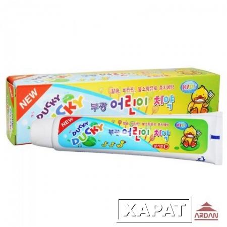 Фото 311048 BUKWANG Kids Toothpaste Зубная паста для детей (от 3-х лет) со вкусом малины, вес 90 г.