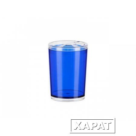 Фото Подставка для зубных щеток "Joli", синий полупрозрачный, BEROSSI (Размер 109 х 78 мм) (АС22510000)