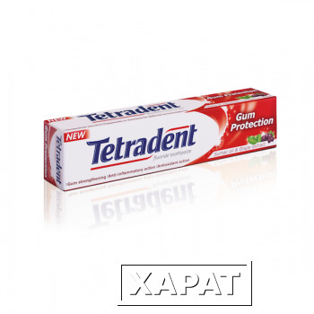 Фото Зубная паста Tetradent Защита десен Лавена 75 ml
