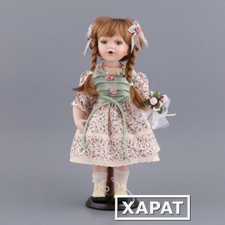 Фото Фарфоровая кукла с мягконабивным туловищем высота=38 см Nanjing International (485-085)