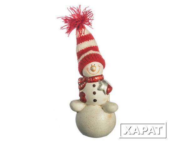 Фото Фигурка "снеговик" 5.8*5.2*10.6см Polite Crafts&amp;gifts (156-741)
