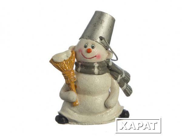 Фото Фигурка "снеговик" 6*3.5*8 см.без упаковки Polite Crafts&amp;gifts (156-395)