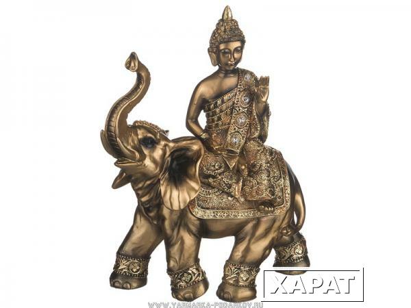 Фото Фигурка будда на слоне 22,5х11,5х29см