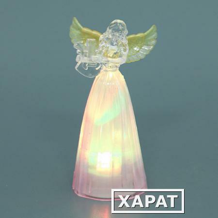 Фото Фигурка "ангелочек" с подсветкой высота=11 см. Polite Crafts&amp;gifts (786-155)