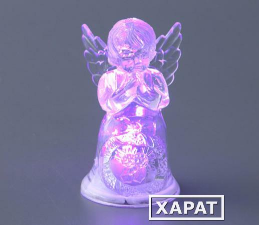 Фото Фигурка с подсветкой "ангелочек" 5*5*9 см. Polite Crafts&amp;gifts (786-111)