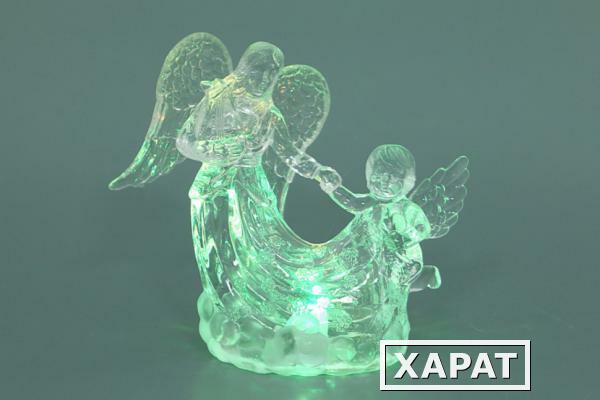 Фото Фигурка "ангелы" с подсветкой высота=14 см. Polite Crafts&amp;gifts (786-148)