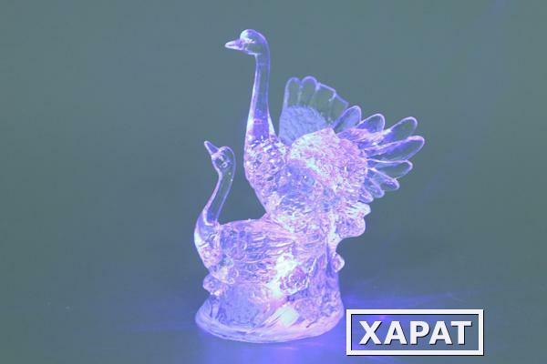 Фото Фигурка "лебедь" с подсветкой высота=11 см. Polite Crafts&amp;gifts (786-147)