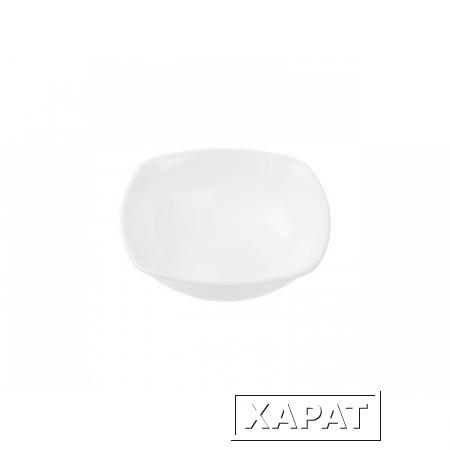 Фото Салатник стеклокерамический, 152 мм, квадратный, серия Севилья, белый, PERFECTO LINEA (15-315210)