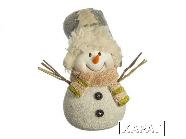 Фото Фигурка "снеговик" 6*5.5*8.7см Polite Crafts&amp;gifts (156-499)