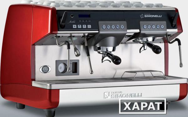 Фото Кофемашина-полуавтомат nuova simonelli aurelia 2 t3 red 2gr sem