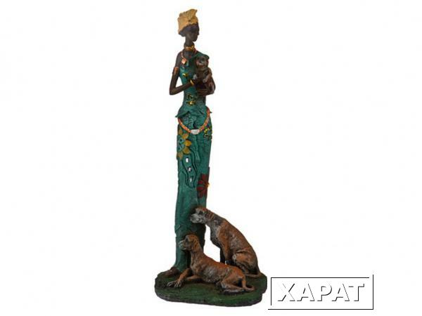 Фото Фигурка "африканка" 37.5*18*12.5см. коллекция "этника" Chaozhou Fountains&amp;statues (252-662)