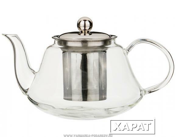 Фото Заварочный чайник с фильтром нжс, 1000 мл, жаропрочное стекло