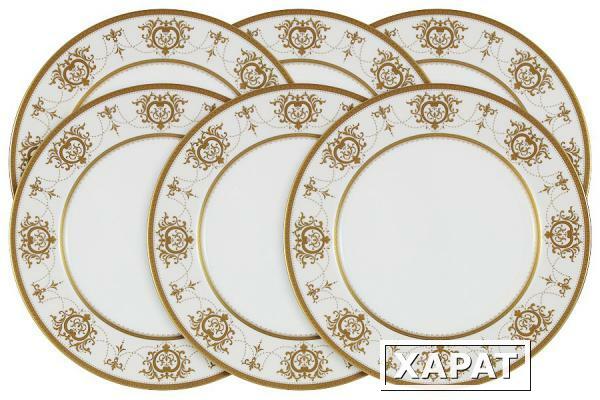 Фото Набор из 6 обеденных тарелок Тиара Голд Narumi ( N51759-51645AL )