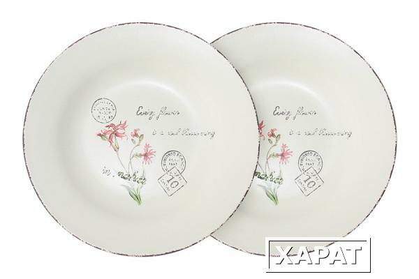 Фото Набор из 2-х суповых тарелок Воспоминания LF Ceramic ( LF-80E2256-1-AL )