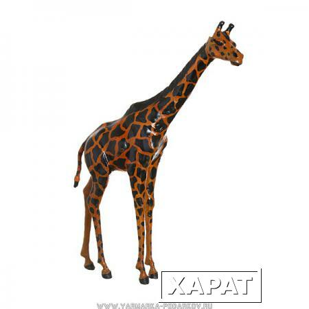 Фото Фигурка жираф длина 45 см, высота 64 см,