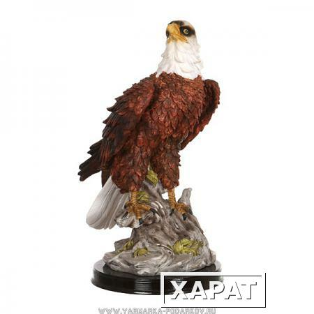 Фото Фигурка орел высота 32 см, цвет.карт.упак.