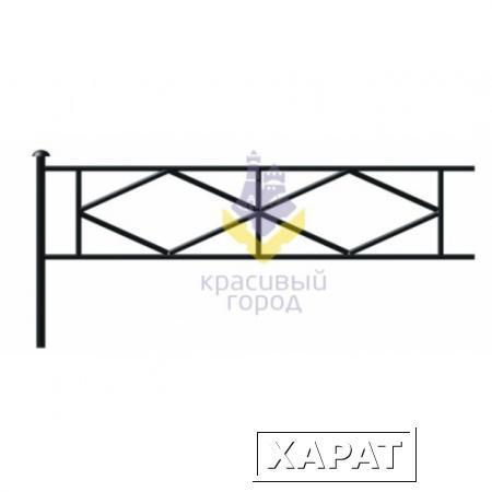 Фото Ограждение металлическое тип-1