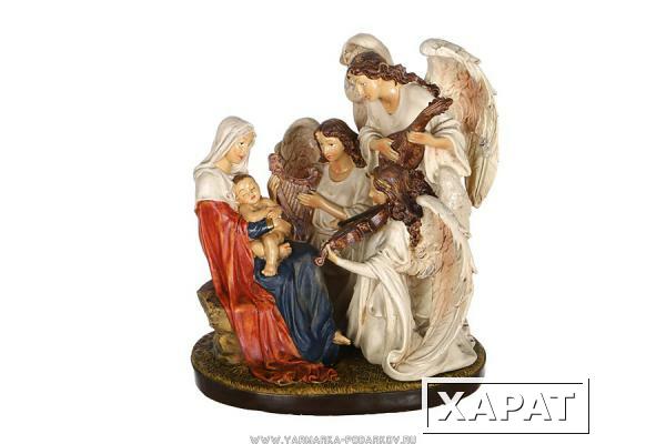 Фото Статуэтка семья ангелов 17х14 см, высота 21 см,