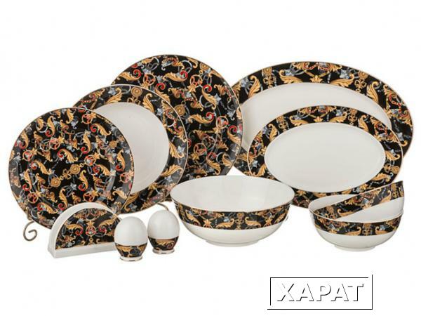 Фото Столовый сервиз на 6 персон 26 пр. Porcelain Manufacturing (264-729)