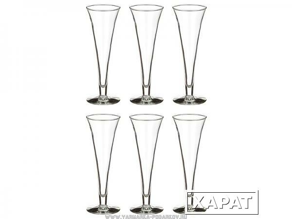Фото Набор бокалов для шампанского из 6 шт, royal 160 мл, высота 20,1 см,