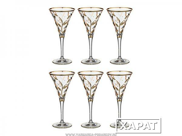 Фото Набор бокалов для шампанского из 6шт, лаурус 150 мл, высота 18,5 см,