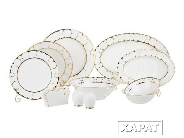 Фото Столовый сервиз на 6 персон 26 пр. Porcelain Manufacturing (264-376)