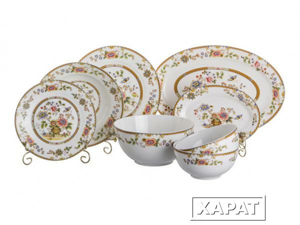 Фото Столовый сервиз на 6 персон 23 пр. "сюзанна" Porcelain Manufacturing (440-093)