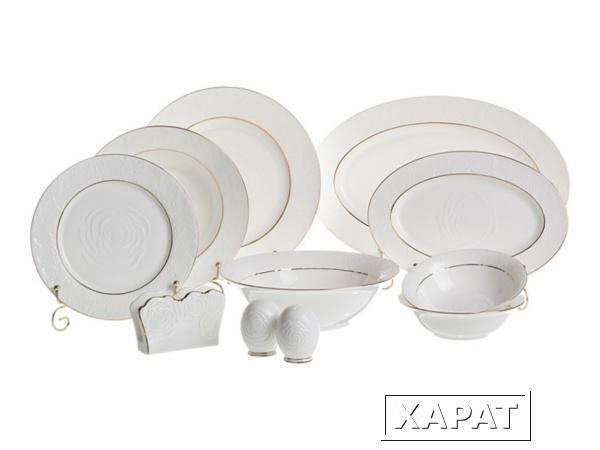 Фото Столовый сервиз "blanco" на 6 персон 26 пр. Porcelain Manufacturing (264-308)