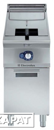 Фото 15-л газовая фритюрница с 1 ”V”- образной ванной (наружные горелки) и 1 корзиной от Electrolux