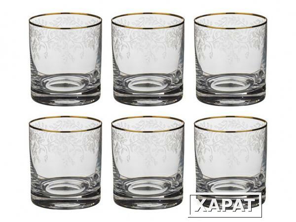 Фото Набор стаканов "анжела" из 6 шт. 280 мл..высота=9 см. Crystalex Cz (674-500)