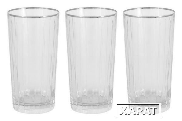 Фото 6 стаканов для воды Пиза серебро Same ( SM2106_SAL )