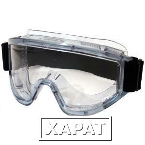 Фото Защитные закрытые очки с прямой вентиляцией росомз зп2 panorama super pc 30130