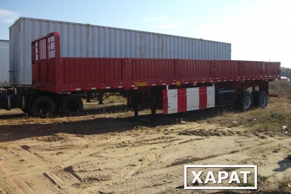 Фото Полуприцеп-бортовой (контейнеровоз) cimc г/п 40 тонн, 2-оси, балансирная подвеска