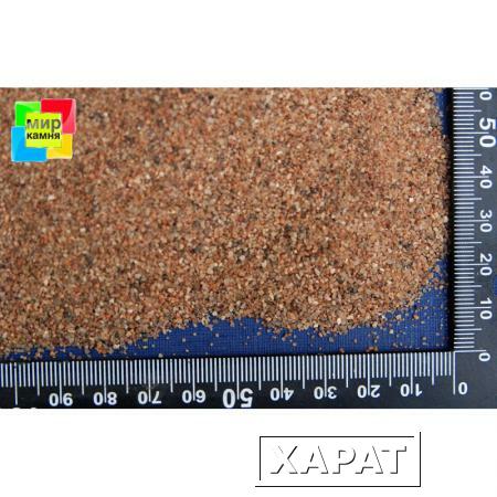Фото Кварцевый песок для аквариума коричневый 0,63-1,25 мм, 10 кг