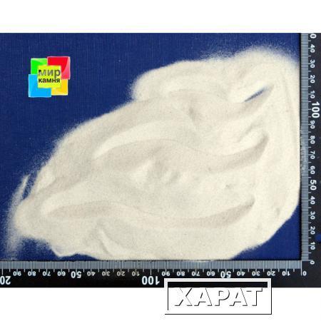 Фото Мраморный песок для аквариума белый 0,2-0,5 мм, 10 кг